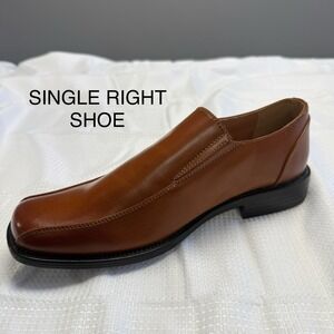 AMPUTEE SINGLE RIGHT Bruno Marc Mens 10.5 Slip on Dress Loafer Shoe Brown New